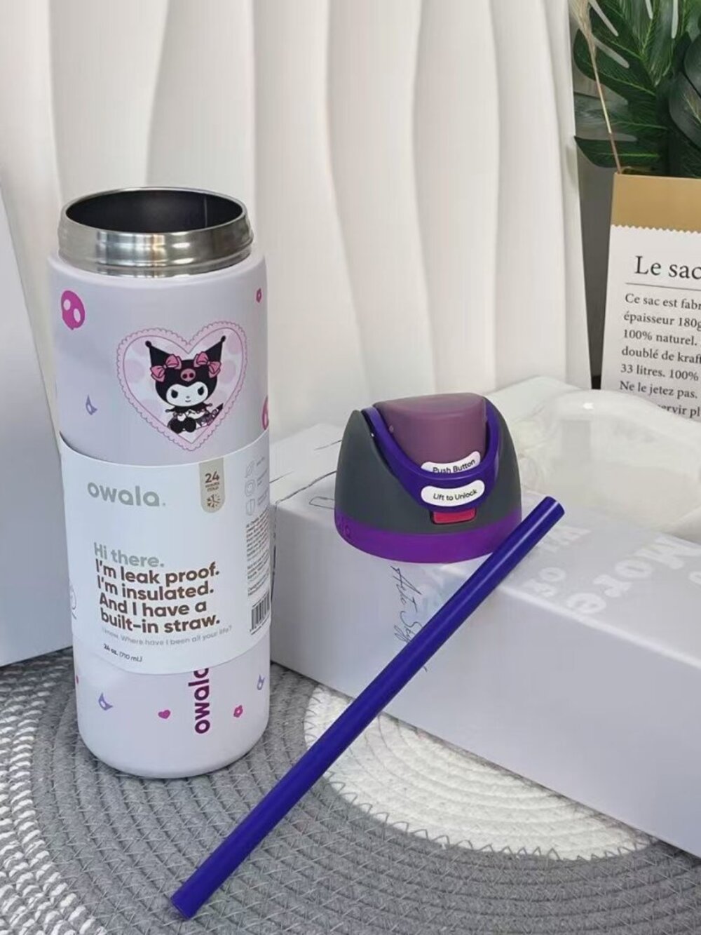Owala Tumbler Insulated Stainless Steel Water Bottle with Built-in Straw